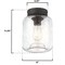 Westinghouse Fixture Ceiling SemiFlush-Mount 60W Judd 8In ORB High-Light Seed Glass 6119300 - alternate 5